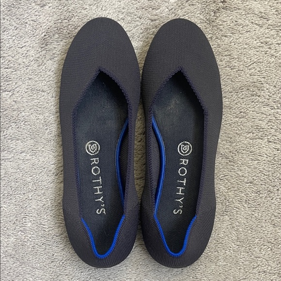 Rothy’s Gray Flats Round Toe Size 9 - Picture 1 of 8